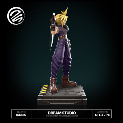 Final Fantasy VII - Cloud 1/6 Scale Statue by Dream Studio