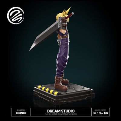 Final Fantasy VII - Cloud 1/6 Scale Statue by Dream Studio