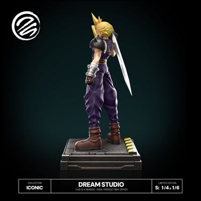 Final Fantasy VII - Cloud 1/6 Scale Statue by Dream Studio