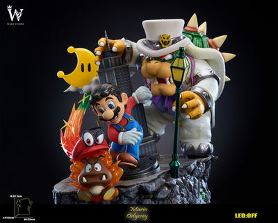 Mario Odyssey Statue by Wake Studio