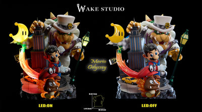 Mario Odyssey Statue by Wake Studio