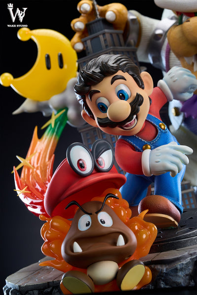 Mario Odyssey Statue by Wake Studio