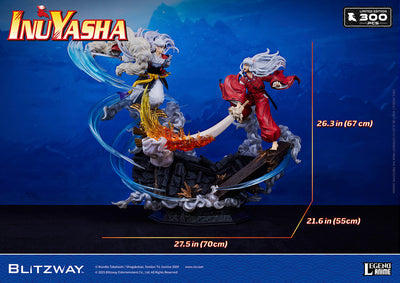 Inuyasha & Sesshoumaru 1/6 Scale Statue by Blitzway
