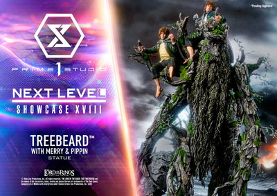 LOTR: The Two Towers - Treebeard w/ Merry & Pippen 1/4 Scale Statue