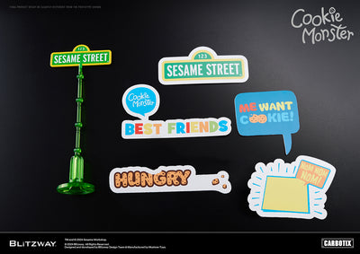 Sesame Street - Big Bird, Cookie Monster & Elmo Deluxe CARBOTIX Figures