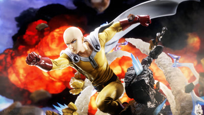 One Punch Man - Saitama & Genos 1/4 Scale Statue