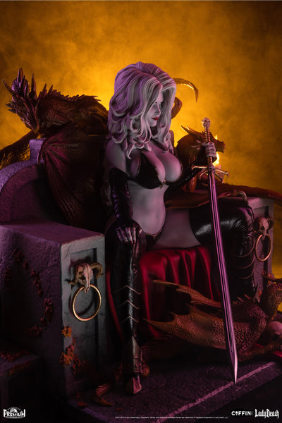 Lady Death On Throne 1/4 Scale Statue