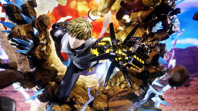 One Punch Man - Saitama & Genos 1/4 Scale Statue