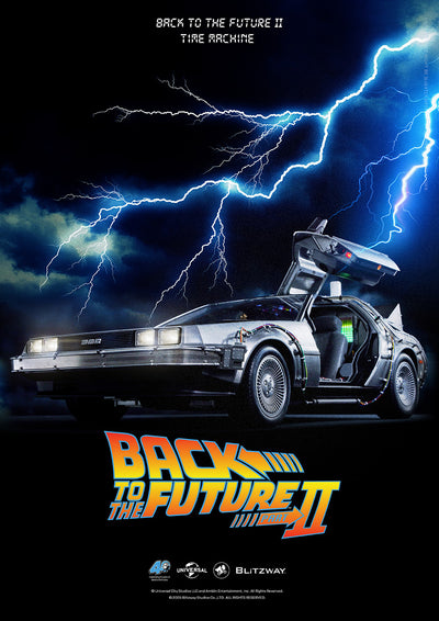 Back to the Future 2 - Time Machine (Bonus Version) 1/6 Scale Model Vehicle