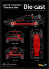 Back to the Future 2 - Time Machine (Bonus Version) 1/6 Scale Model Vehicle