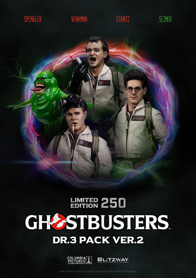 Ghostbusters Dr. 3-Pack (ver. 2) 1/6 Scale Figure Set