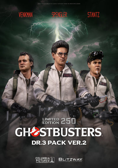 Ghostbusters Dr. 3-Pack (ver. 2) 1/6 Scale Figure Set