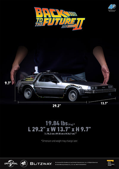 Back to the Future 2 - Time Machine (Bonus Version) 1/6 Scale Model Vehicle
