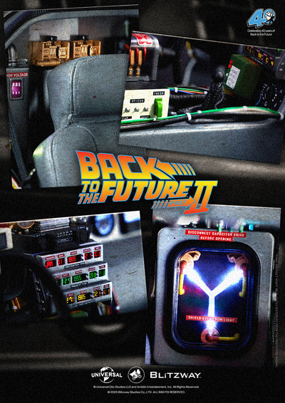 Back to the Future 2 - Time Machine (Bonus Version) 1/6 Scale Model Vehicle