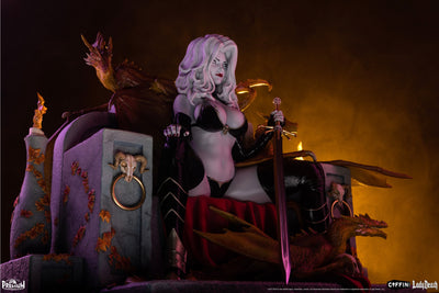 Lady Death On Throne 1/4 Scale Statue