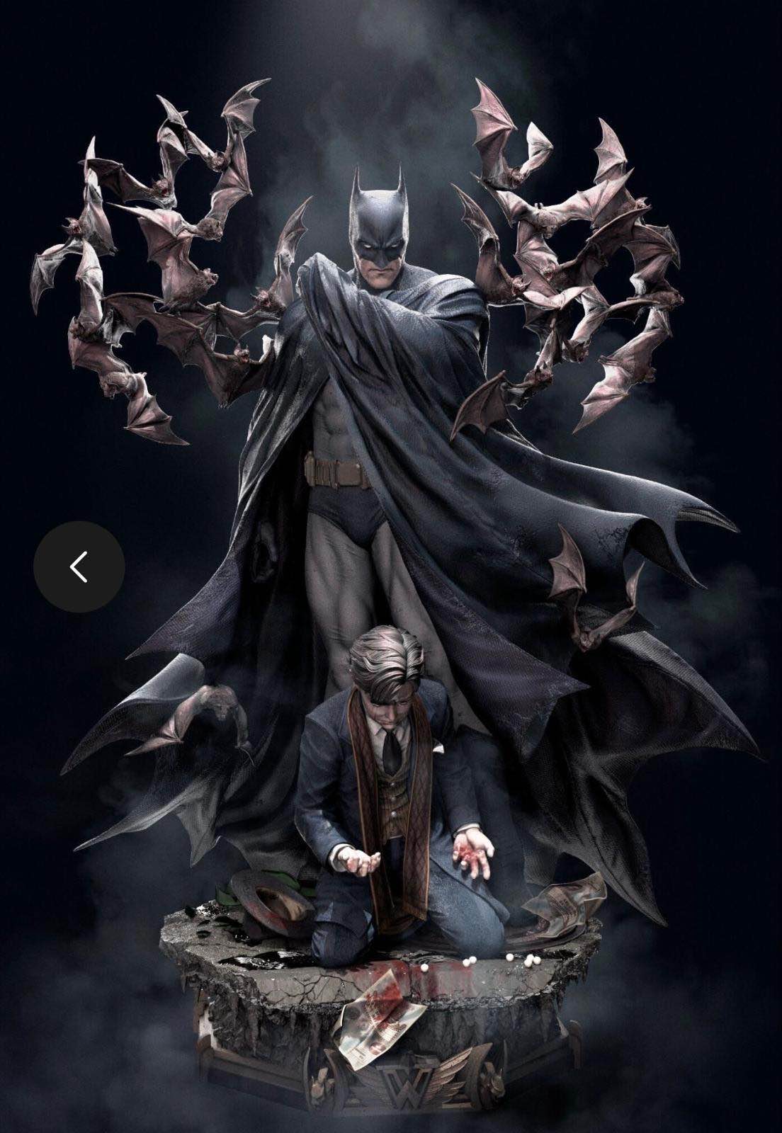 Mighty Jaxx / Superkraft Laboratory: Batman Birth of Justice 1/4 Statue ...