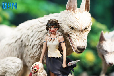 Princess Mononoke - Wolf Girl Statue