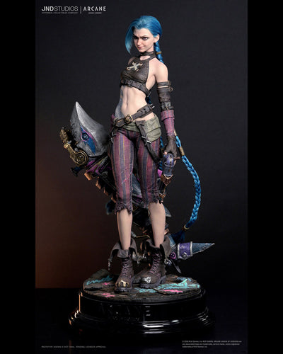 Arcane - Jinx (Dual Portraits) 1/3 Scale Statue