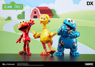 Sesame Street - Big Bird, Cookie Monster & Elmo Deluxe CARBOTIX Figures