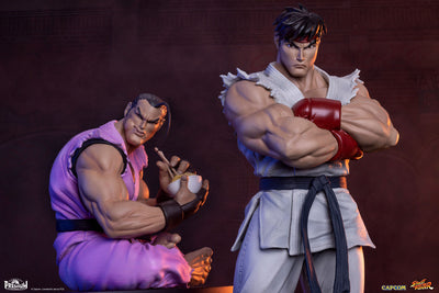 Ryu and Dan 1/10 Scale Statue Set