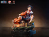 Luffy and Rayleigh Mini Statue Set