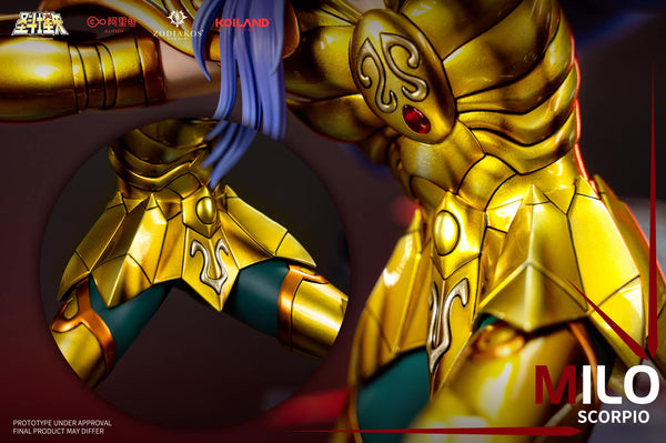 Saint Seiya Twelve Gold Saints Resonance Series Scorpio Milo 1/4 Scale  Limited Edition Statue