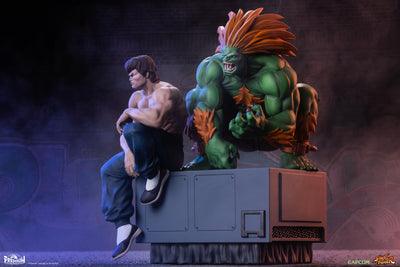 Blanka and Fei Long 1/10 Scale Statue