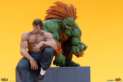 Blanka and Fei Long 1/10 Scale Statue