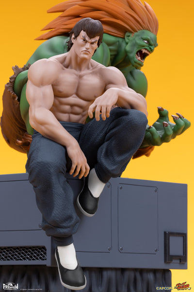 Blanka and Fei Long 1/10 Scale Statue