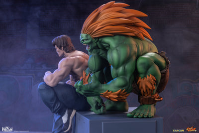 Blanka and Fei Long 1/10 Scale Statue