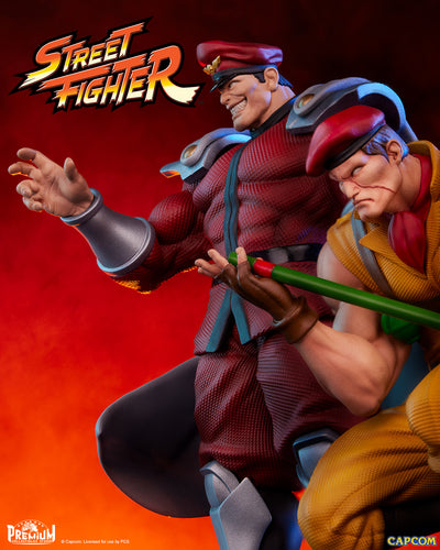 M. Bison and Rolento 1/10 Scale Statue Set