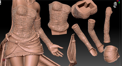 FF6 - Terra (Green Hair) Statue