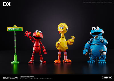 Sesame Street - Big Bird, Cookie Monster & Elmo Deluxe CARBOTIX Figures