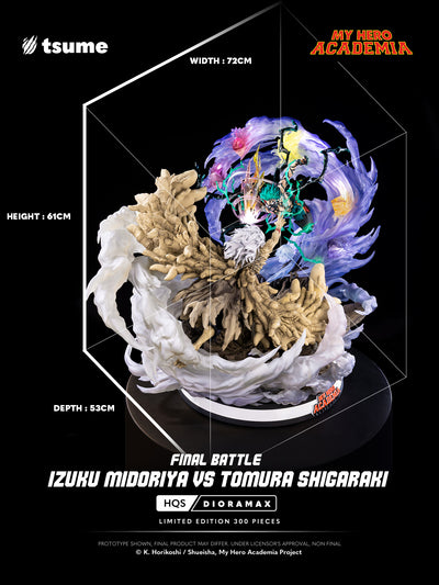My Hero Academia - Izuku Midoriya vs. Tomura Shigaraki HQS Dioramax 1/6 Scale Statue