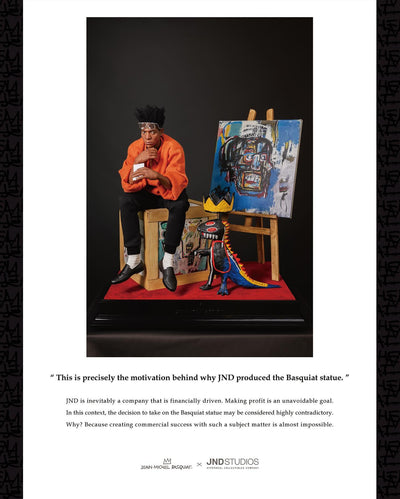 Jean-Michel Basquiat 1/3 Scale Statue