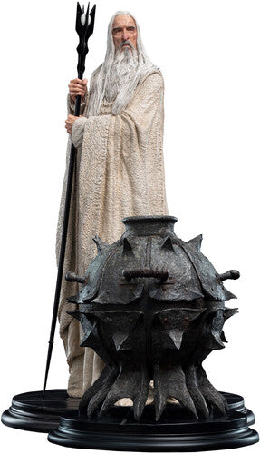 Saruman the White Wizard and the Fire of Orthanc Limited Edition Statue