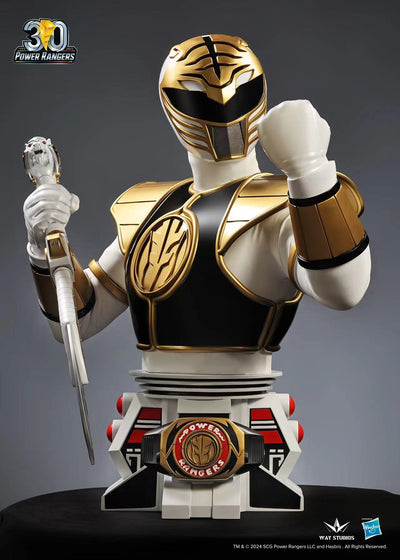 Mighty Morphin' Power Rangers - White Ranger Life-Size Bust