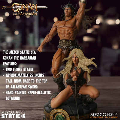 Conan the Barbarian - Conan and Valeria - Static Six - 1/6 Scale Statue