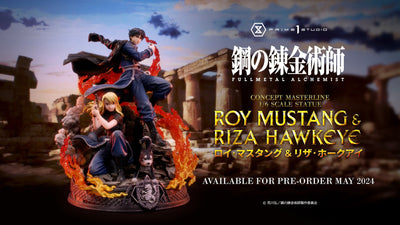 Fullmetal Alchemist - Roy Mustang & Riza Hawkeye 1/6 Scale Statue