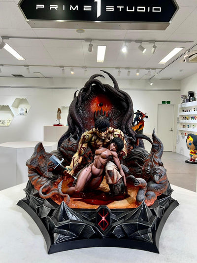 Berserk - Guts & Casca (Bonus) 1/4 Scale Statue