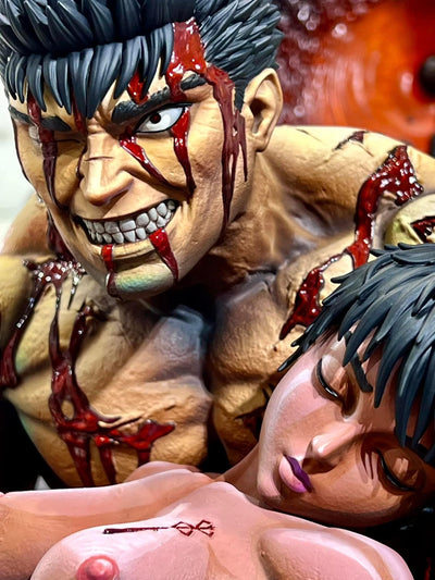 Berserk - Guts & Casca (Bonus) 1/4 Scale Statue