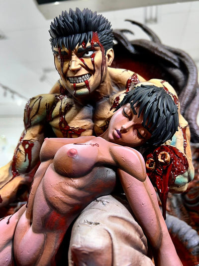 Berserk - Guts & Casca (Bonus) 1/4 Scale Statue