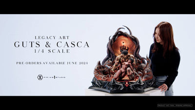 Berserk - Guts & Casca (Bonus) 1/4 Scale Statue