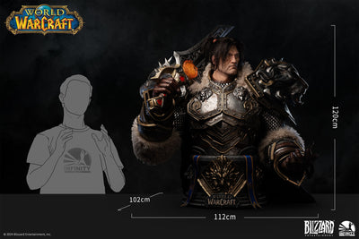 World of Warcraft: Legion - King Varian Wrynn Life-Size Bust
