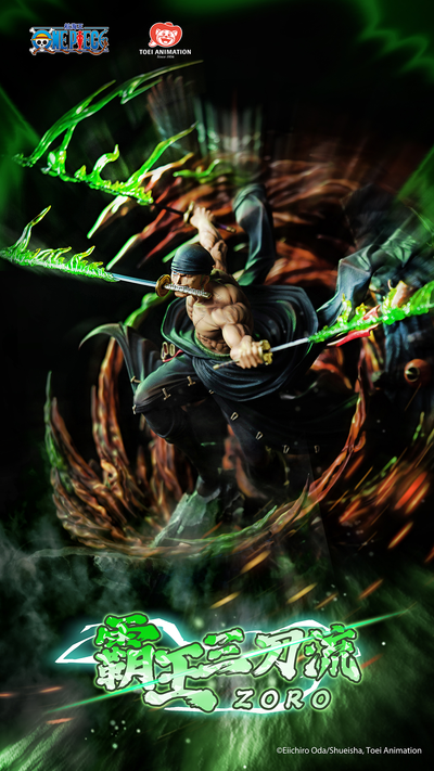 Roronoa Zoro Three Sword Style 1/6 Scale Statue by Toei