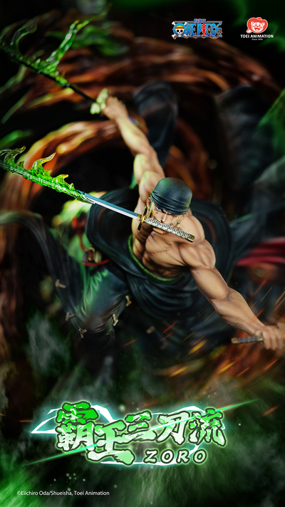 Roronoa Zoro Three Sword Style 1/6 Scale Statue by Toei