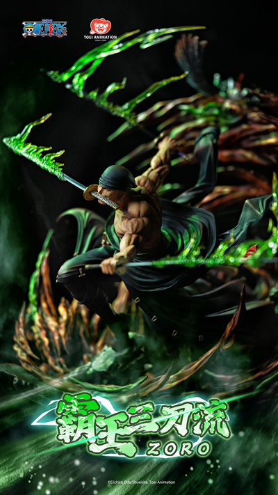 Roronoa Zoro Three Sword Style 1/6 Scale Statue by Toei