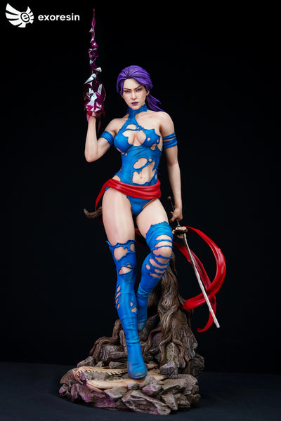 Psylocke Savage Land 1/4 Scale Statue by Exorez