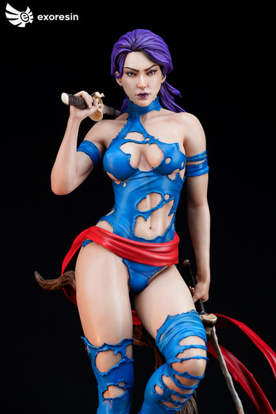 Psylocke Savage Land 1/4 Scale Statue by Exorez
