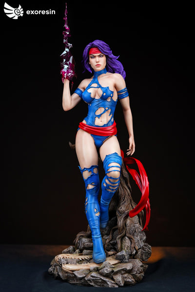 Psylocke Savage Land 1/4 Scale Statue by Exorez